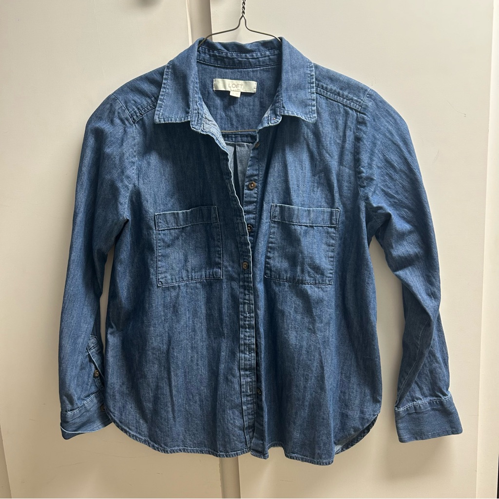 Loft Indigo Denim Shirt